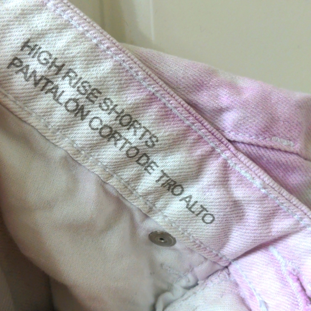 Wild Fable Lilac Ombre High Rise Shorts Size2 Distressed Hem Perfect Condition ✨ - Picture 6 of 6